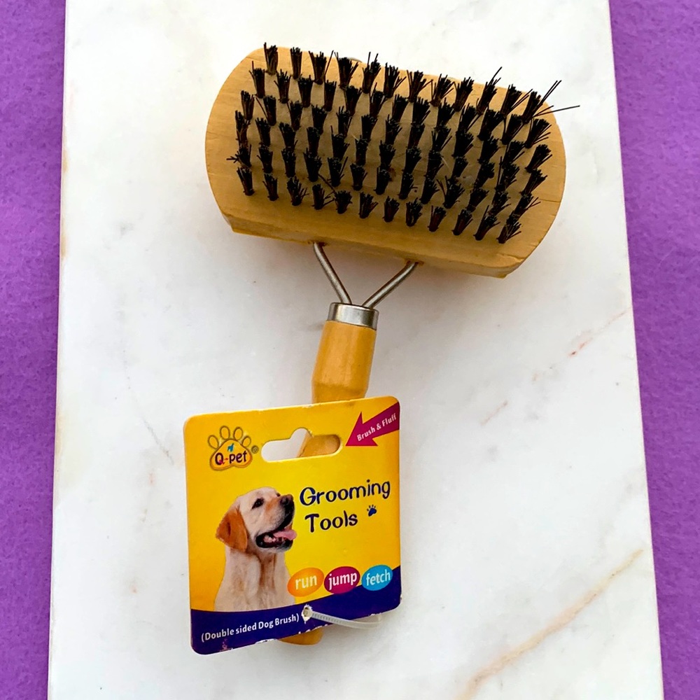 🌟HOST PICK🌟 Q Pet Products Double Sided Dog Brush